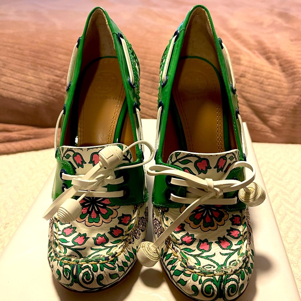 Tory Burch 5 Garden Party Fisher Loafer Pump